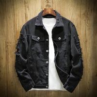 Mn-Veste en Jean de Style Coréen, Manteau en Denim, Col Coloré, Poches 1